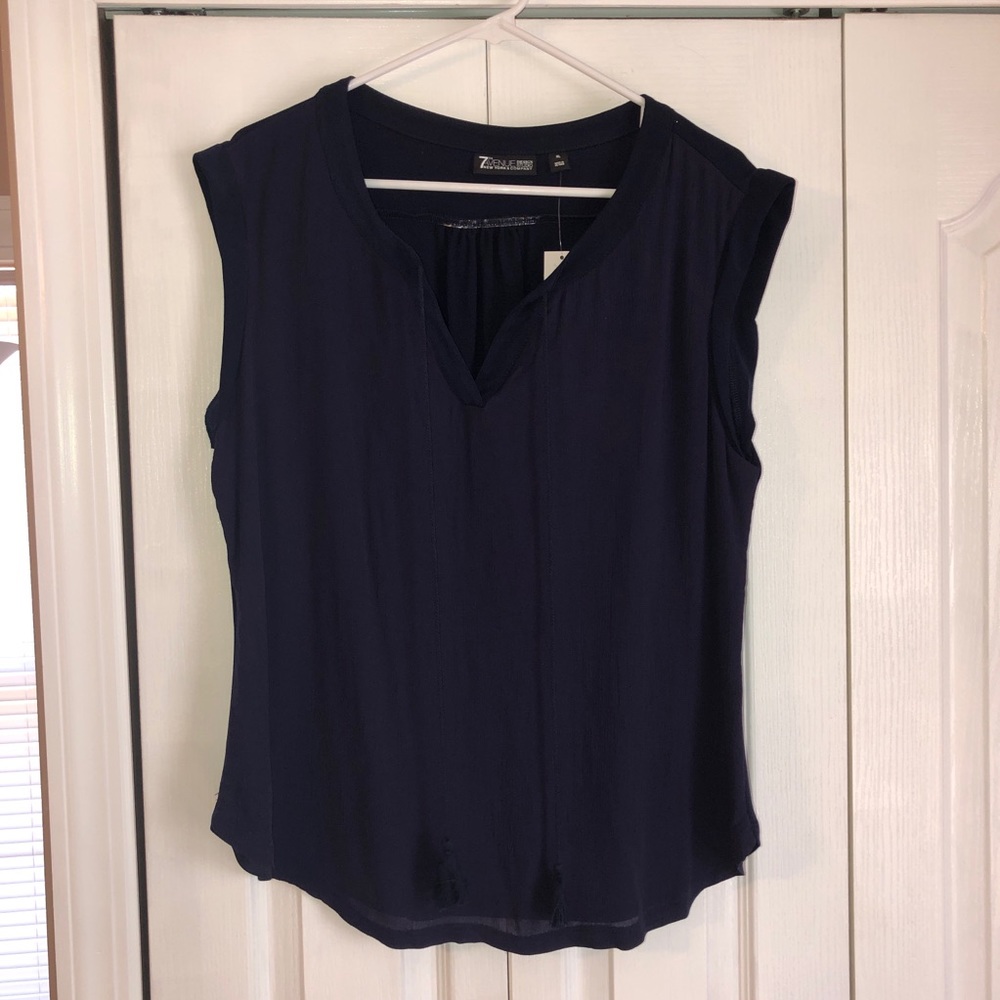 NY&Company Blue Blouse NWT